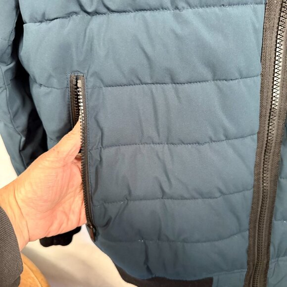 Men's DKNY Blue and Black Winter Puffer Jacket Size XXL - Picture 2 of 8